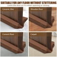 thumbnail image 6 of VEGCOO Door Draft Deflector - Bottom Door Seam Filler and Sealer - Draft Guard - Fits 30" to 36" Doors - Easy-to-Install Draft Deflector - Brown, 6 of 7