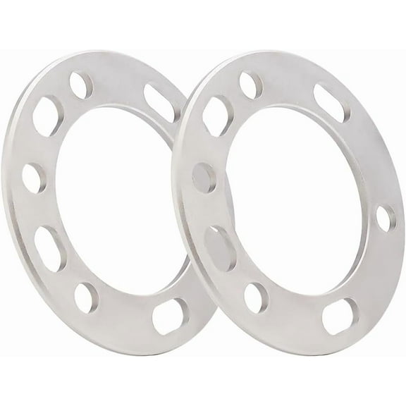 Aluminium Alloy Wheel Spacer for SUV Car Pickup Truck Flat Round Matte Platinum Color 175x6mm