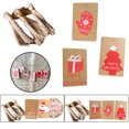 thumbnail image 2 of 150PCS Christmas Gift Tag Creative Lovely Hanging Tag Marking Tag with String, 2 of 10