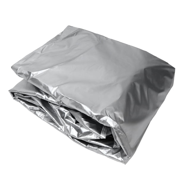 CUBIERTA DE LLUVIA DEL AUTOMÓVIL, Silver Sun UV Protection UV Capa de Espejo Grande Cubierta de Automóvil Con Cremallera de Puerta del Conductor para ala Aire Libre
