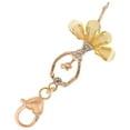 thumbnail image 4 of WEUVEB Golden Metal Ballet Keychain Pendant for Car Keys, Versatile and Stylish Accessory, 4 of 8