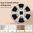 thumbnail image 4 of Smart Music Boxing Machine, Wall Mounted Electronic Music Smart Boxing Target Response Wall Design Boxing Training Punching Equipment with 2 Gloves for Home Gym School, 4 of 7