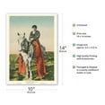 thumbnail image 2 of Pa’u Rider - Honolulu Hawaii - Woman (Wahine) on Horseback - Vintage Hawaiian Hand-Colored Postcard c.1909 - Master Art Print 10in x 14in, 2 of 4