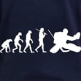 thumbnail image 3 of CafePress - The Evolution Of The Hockey Goalie Women's Long Sl - Women's Long Sleeve Graphic Tee Casual Fit, 3 of 4