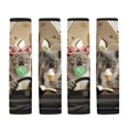 thumbnail image 5 of Chririnla Koala Driving Bubblegum Print Seatbelt Cushion 2 Pack Car Seat Belt Pads Soft Durable Suitable for Truck Auto, 5 of 8
