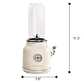 thumbnail image 3 of FRIGIDAIRE ESMM100-CREAM Batidora retro para batidos con tarro de cristal, perfecta para batidos y batidos, 300 vatios, color crema, 3 of 4