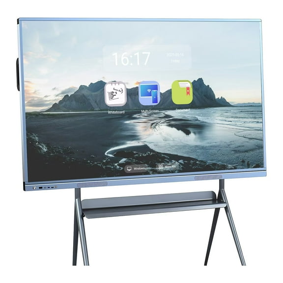 JYXOIHUB 55" 4K Smart Board, Touch Screen Digital Electronic Calendar All-In-One Smartboard Interactive Whiteboard Android & Windows for Classroom & Training(Include Wall Mount)