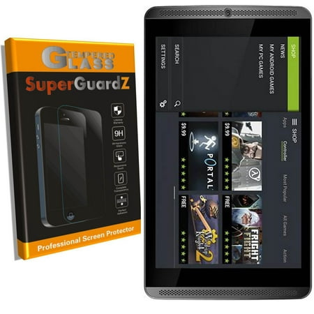 For NVIDIA Shield Tablet / NVIDIA Shield Tablet K1 - SuperGuardZ Tempered Glass Screen Protector [Anti-Scratch, Anti-Bubble] + LED Stylus (Best Games For Nvidia Shield Tablet)