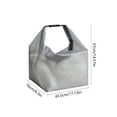 thumbnail image 3 of Sac Fourre-Tout de Natation en Maille Imperméable avec Poignée, Matériau en Maille Résistant à l'Eau pour la Plage, la Piscine et les Activités de Plein Air, Rangement Transparent, Gris et Blanc, 3 of 6