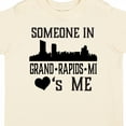 thumbnail image 4 of Inktastic Grand Rapids Michigan Someone Loves Me Boys or Girls Toddler T-Shirt, 4 of 5
