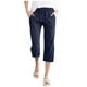 thumbnail image 1 of Pantalones de cintura alta y pierna ancha con cordón para mujer - Pantalones elásticos de poliéster con bolsillos para todas las estaciones, 1 of 5