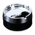 thumbnail image 5 of 2PCS Sealed Windproof Ashtray,Stainless Steel Ashtrays for Cigarettes,Rotating Lid Convenient Smokeless Ashtray Cigar Ash Trays for Patio,Outdoor or Indoor,Home Office Decoration, 5 of 9