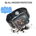 thumbnail image 2 of Simyoung iWatch Case Series 4 Screen Protector 44mm for Apple Watch All Around Protective Case High Definition Clear Ultra-Thin Cover - Black, 2 of 9