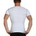 thumbnail image 4 of Insta Slim High Compression Crew Neck Contrast Stitching Shirt TA0221, 4 of 8