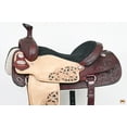 thumbnail image 2 of 15 In HILASON Western Horse Ranch Roping Roper American Leather Saddle, 2 of 7