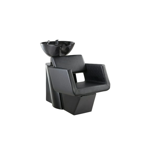 Lavacabezas Cerámica C65 Letmex Color Negro: Estilo y Confort para Salones de Belleza