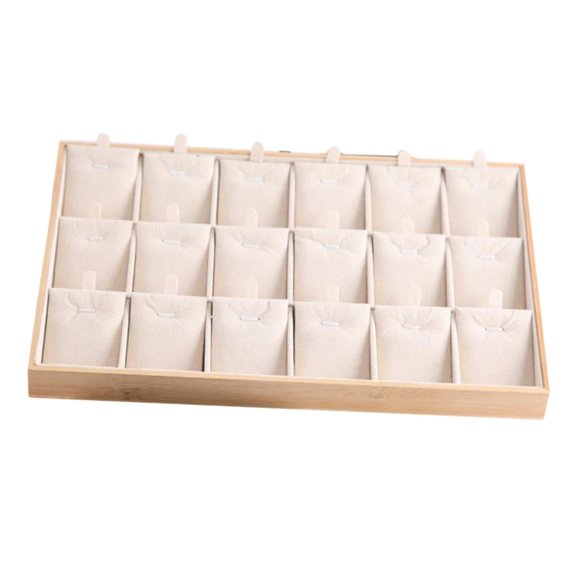 Tarjetas para : 1 Portatarjetas para Colgantes, Tarjetas de Exhibición de Joyas para en Blanco para , , 14x9 Pulgadas Beige DYNWAVEMX Expositor de joyas