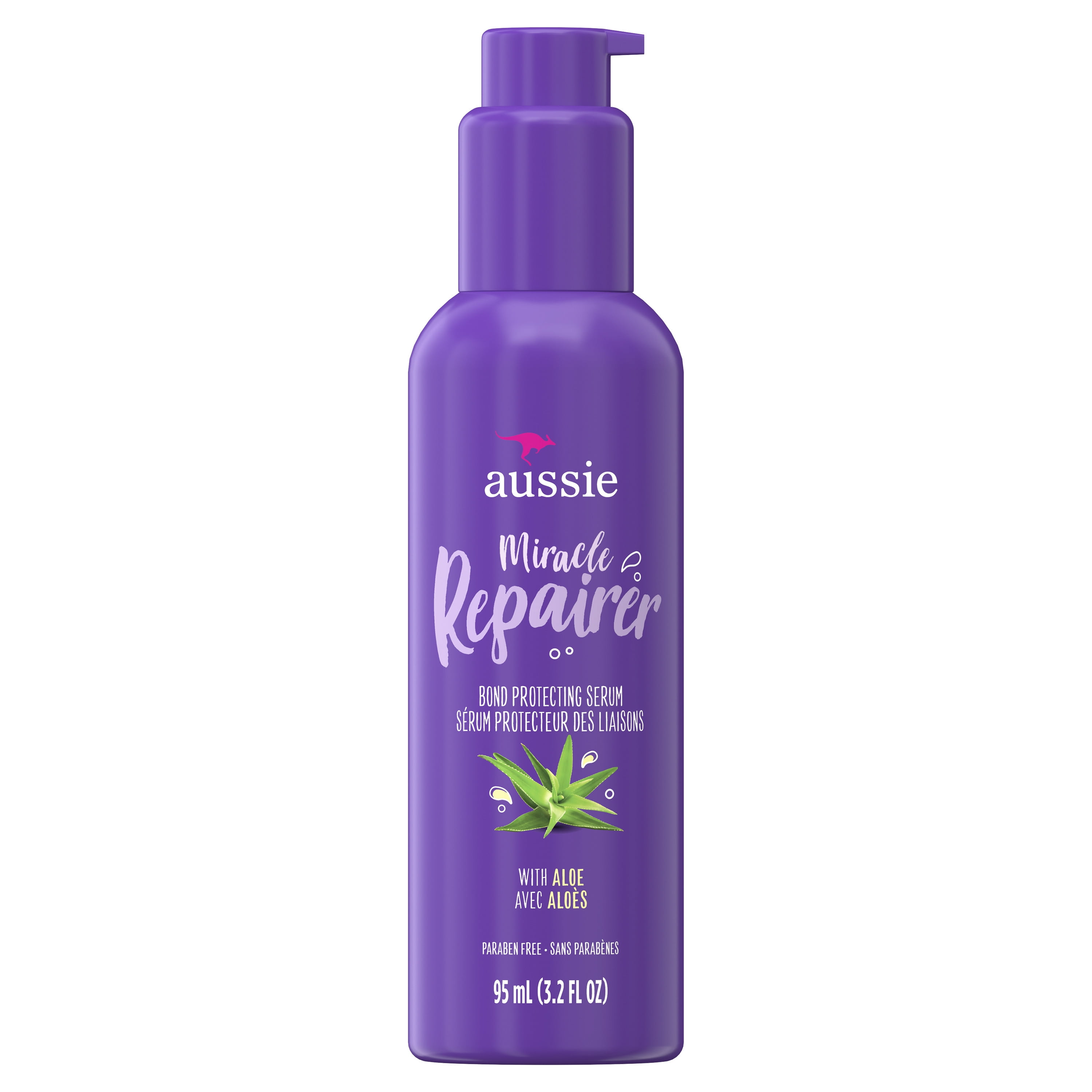 (3 pack) Aussie Miracle Repairer Bonding Serum with Aloe, 3.2 fl oz