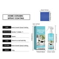 thumbnail image 3 of 2pc Household Ceramic Coating Spray Set 100ml, Seals and Protects Kitchen and Bathroom Surfaces, Easy to Film and Shine - For Stainless Steel, Sinks, Countertops and Glass, 3 of 4