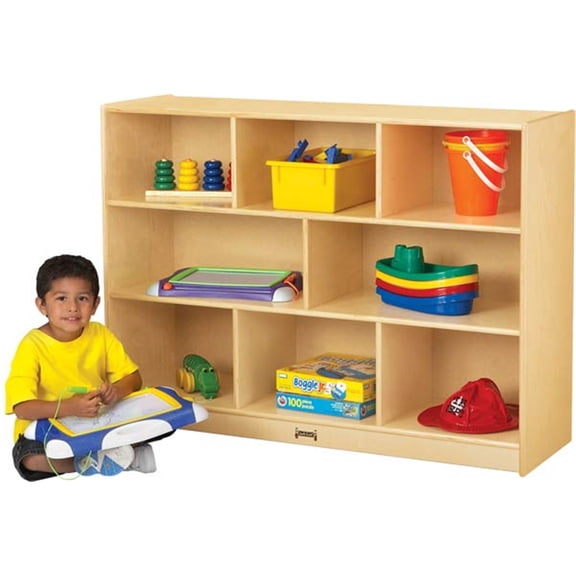 Super-Sized Single Mobile Toy Storage Bookshelf