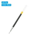 thumbnail image 3 of Uxcell Retractable Gel Pen Refills, 60 Pack Black Rollerball Gel Ink Pens Refills Set, 0.5mm Fine Point for Office Home, 3 of 7