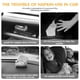 thumbnail image 3 of 1 porta servilletas con visera para el sol, dispensador de pañuelos para coche, caja organizadora con diseño de peluche de dibujos animados., 3 of 5