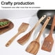 thumbnail image 4 of 2 piezas de utensilios de cocina domésticos de teca, 4 of 5