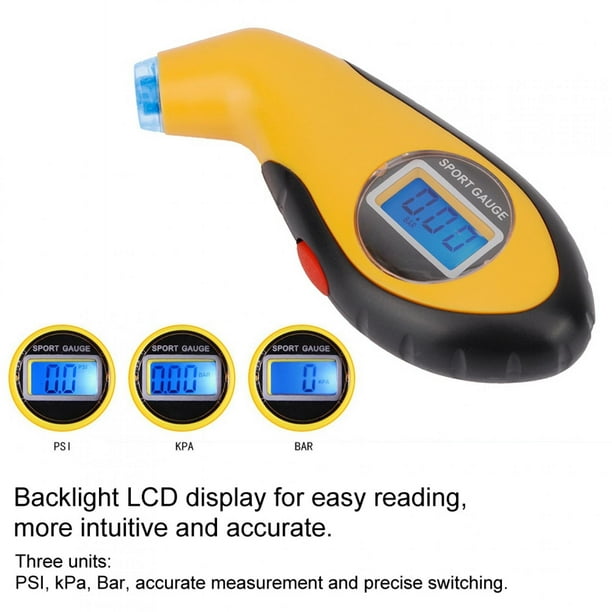 Fugacal Tire Pressure Gauge, Wheel Pressure Meter Small Size For Safe