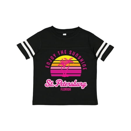 

Inktastic Summer Enjoy the Sunshine St. Petersburg Florida in Pink Gift Toddler Boy or Toddler Girl T-Shirt