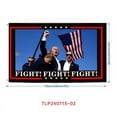 thumbnail image 2 of Tiro Trump Poliéster Con Donald 2024 3x5 Pies (lucha Lucha), 2 of 7