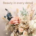 thumbnail image 2 of 100pcs Artificial Flower Arrangements with Vase Included, Dining Table Centerpiece, Thanksgiving Christmas Pampas Grass Floral Centerpieces, Coffee Table Decor, Faux Flowers in Vase, Centro de Mesa, 2 of 8