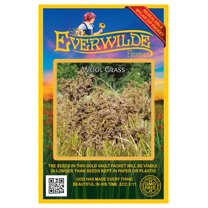 Everwilde Farms - 2000 Wool Grass Native Grass Seeds - Gold Vault Seed Packet