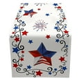 thumbnail image 2 of Steadline Polyester Table Runner with Vibrant Stars and Stripes,Patriotic Kitchen Dining Decor for Independence Day Celebration and Memorial Day Festive Home Table Setting, 2 of 7