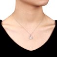thumbnail image 3 of Everly Women's Cultured Pearl and Diamond 14k White Gold Necklace, 3 of 3