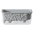 thumbnail image 2 of Zorion Large PET Self Watering Rectangular Planter Box with Drainage for Balcony Office gray, 2 of 9