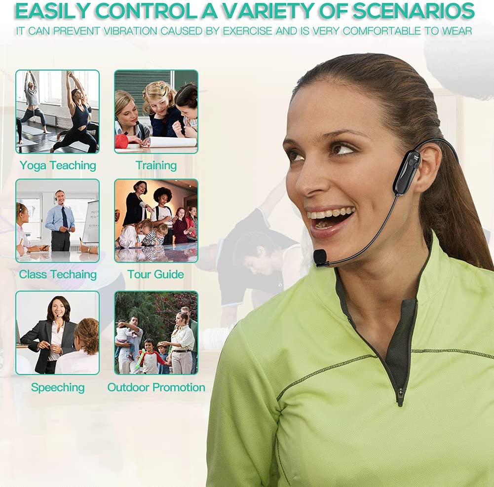 Wireless Headset Microphone,UHF Headset 
