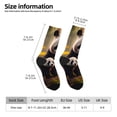 thumbnail image 2 of Fuzoiu Forest Panda Print Athletic Crew Socks for Men & Women,Casual Crew Socks,Above Ankle Crew Socks for Business, Casual, 2 of 6