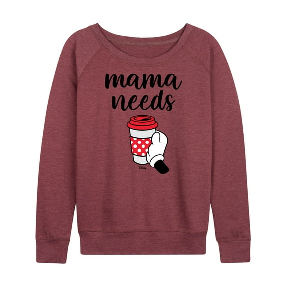 Mickey & Friends - Mama Needs Coffee - Women's French Terry Jogger Pant