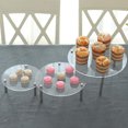 thumbnail image 4 of LCXmlly Money Pouch Card Acrylic Cake Stand Set Transparent High Load Bearing Easy Installation Food Grade Display, 4 of 6