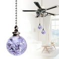 thumbnail image 2 of Garloy Decorative Ball Pendant Chain Extender,Ceiling Fan Pull Chain,Ceiling Fan Chain Pulls,Fan Pull Chain Extension,Fan Pulls for Ceiling Fans,Extension Pull String for Ceiling Fans,Purple,1PC, 2 of 6
