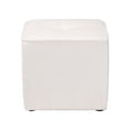 thumbnail image 3 of Baxton Studio Isaiah Modern and Contemporary Ivory Boucle Upholstered Ottoman, 3 of 6