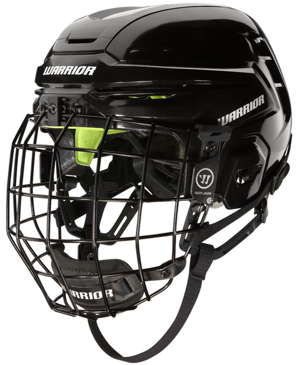 Youth Micro-Dial Adjustable System Warrior Alpha One Hockey Helmet w/ Cage 