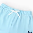 thumbnail image 6 of PatPat Girls Outfit Set Butterfly Graphic Short Sleeve T-Shirt and Shorts 2 Piece Set Casual Kids Clothes Sizes 4-12Y, 6 of 10