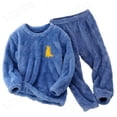 thumbnail image 2 of Traje de casa con forro polar de dibujos animados para mujer, conjunto de ropa de dormir Unisex para niños, tela de poliéster de estilo informal, ropa cálida de invierno, 2 of 4