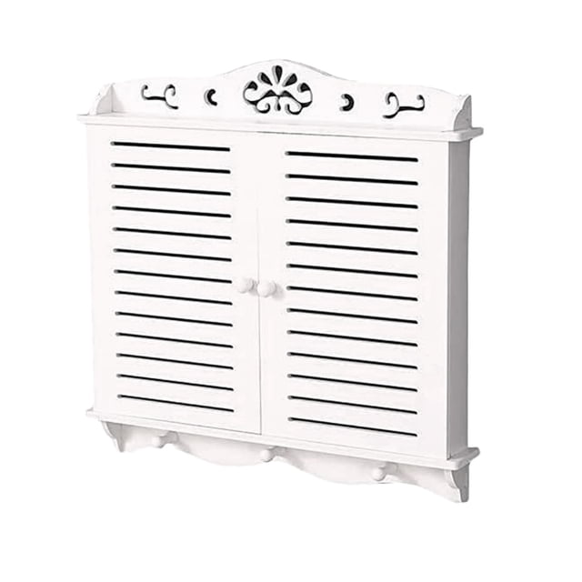 Shelves for Wall Storage Wall Mounted Box, Blinds, Decorative Floating Frame, Wall Mounted Rack, Power Board, Protector, Hidden Device, Router Rack, Desktop Storage Cabinet Small Storage Cabinet