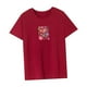 thumbnail image 5 of Camiseta de mujer disfraz de verano camiseta de cuello redondo de moda femenina para senderismo de vacaciones SG, 5 of 7