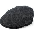 thumbnail image 2 of Hanna Hats of Donegal Harris Scottish Tweed 100% Wool Vintage Flat Driving Cap Handcrafted in Ireland, 2 of 4