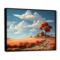 thumbnail image 2 of Designart "Hues Of Dreamy Farmlands" Farm Floater Framed Wall Art Living Room, 2 of 5