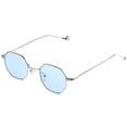 thumbnail image 2 of 2 Unidades de terre Lentes Espejadas Octágono Metal Protección 400 para Viaje Hugo Gafas de sol Octagon, 2 of 10