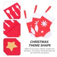 thumbnail image 6 of EXHUMKY Red Cutlery Holders Nonwoven Christmas Tableware Pockets 6Pcs, 6 of 8